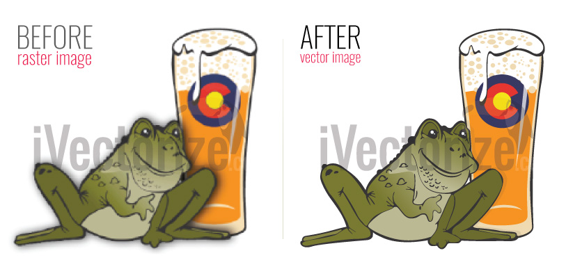 Image of a toad, vectorized by iVectorize.com vector service